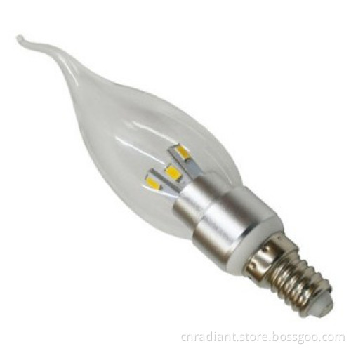 3w 180LM E14 led candle light with CE and RoHS standard